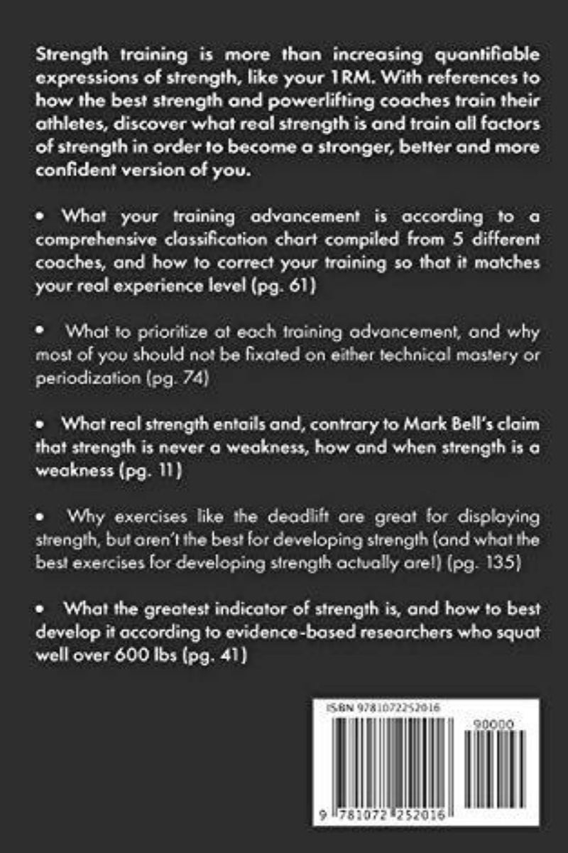 Laad afbeelding in Galerijviewer, Ontdek de kracht van krachttraining met &quot;Strength Training Revolution: Grow Bigger and Stronger with the 4-Step Training System.&quot; Duik in methoden en strategieën die perfect zijn voor halter-, powerlifting- en krachtsporters. Ideaal voor liefhebbers van alle niveaus. ISBN en barcode zichtbaar onderaan.
